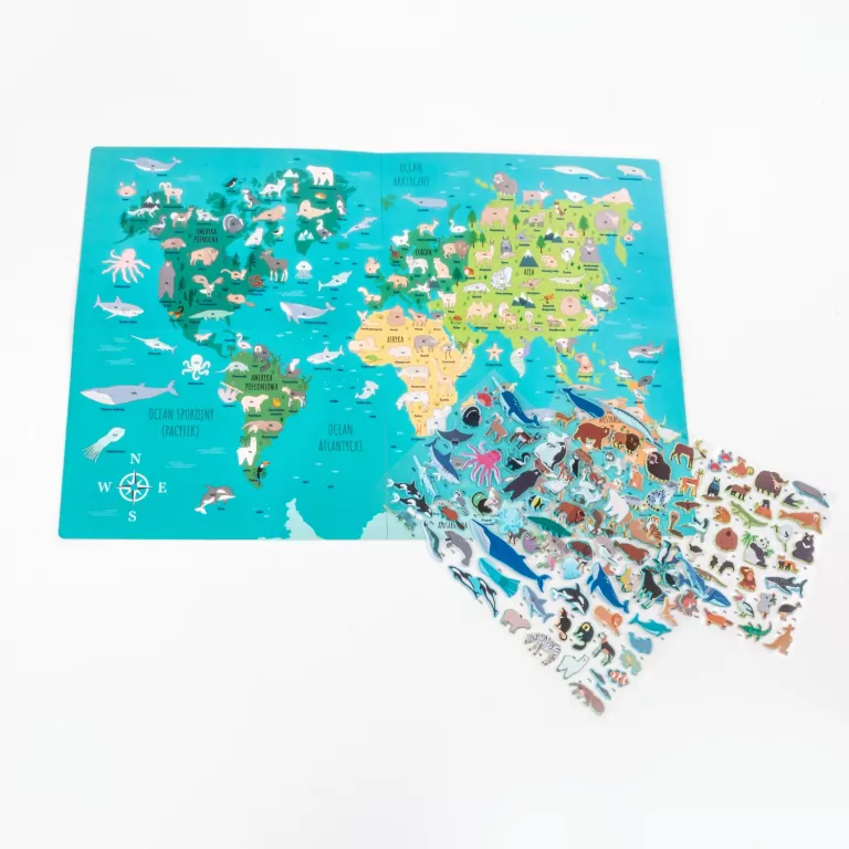 Gdzie oni żyją? Zwierzęta świata + gra KIDEA - tantis.pl
