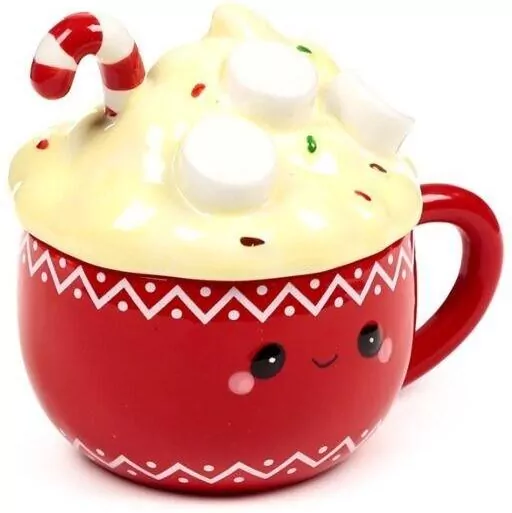 Kubek ceramiczny z przykrywką Hot Chocolate - tantis.pl
