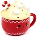 Kubek ceramiczny z przykrywką Hot Chocolate - tantis.pl