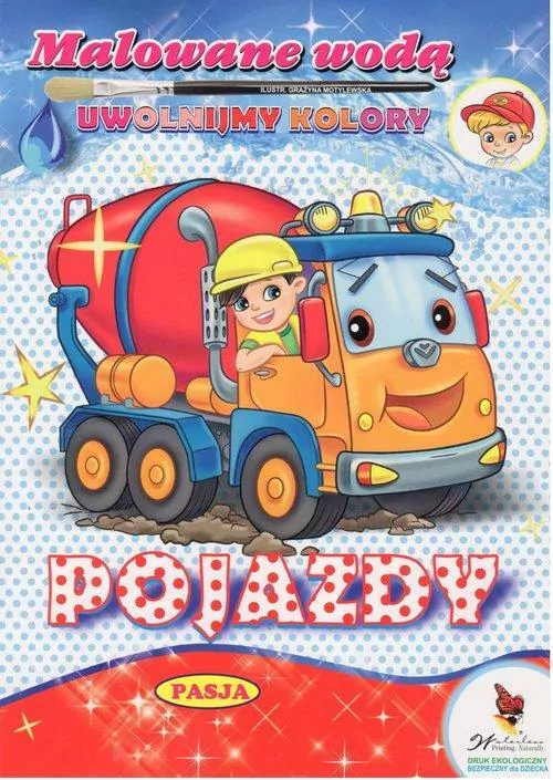 Pojazdy. Malowane wodą - tantis.pl