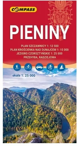 Mapa - Pieniny 1:25 000 - tantis.pl