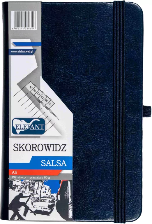 Skorowidz A6 Salsa granatowy - tantis.pl