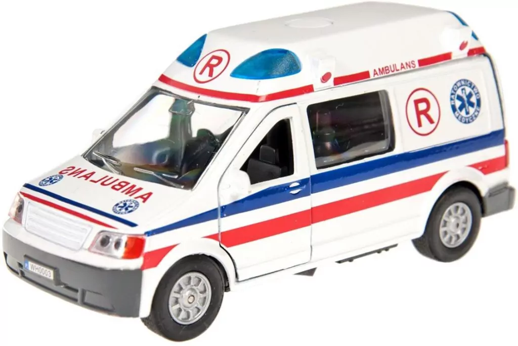 Karetka pogotowia. Van z głosem 14cm - tantis.pl