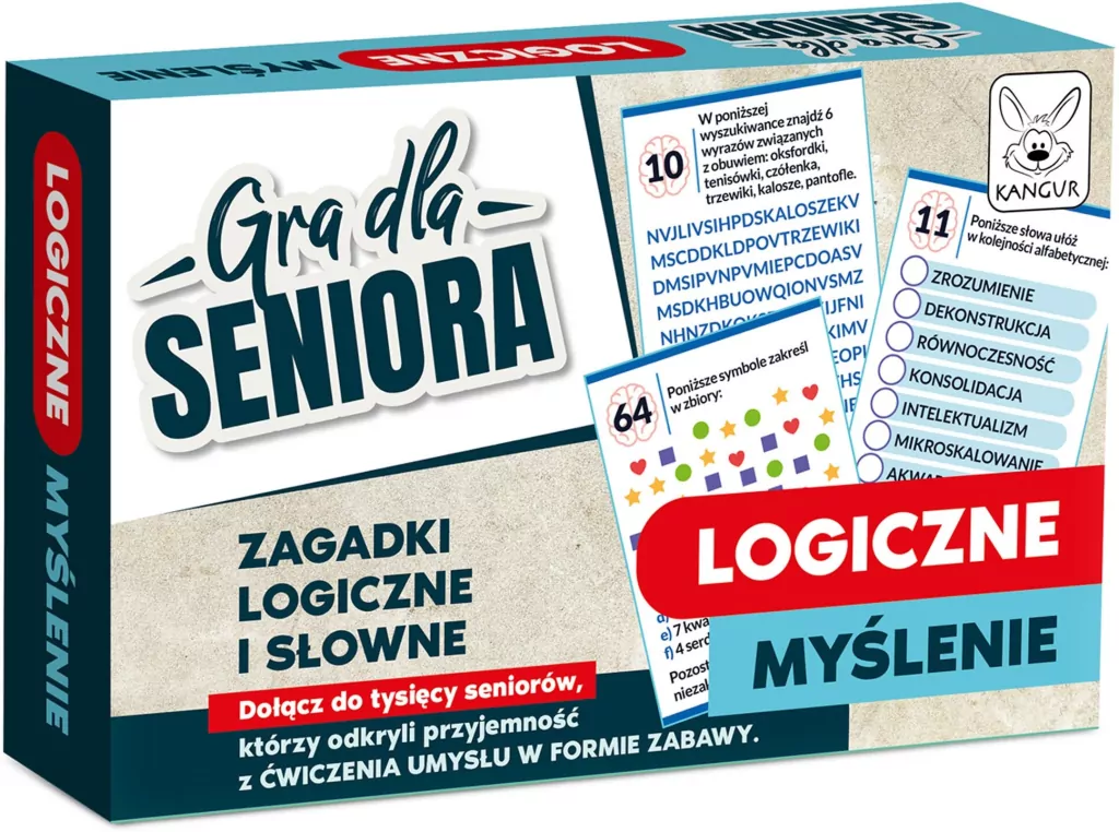 Gra dla Seniora Logiczne Myślenie Kangur - tantis.pl