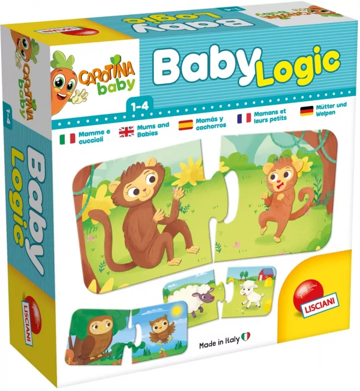 Lisciani. Carotina Baby Logic Mama i ich dzieci - tantis.pl