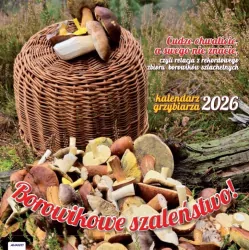 Kalendarz 2026 ścienny albumowy 30x30cm Grzybiarza