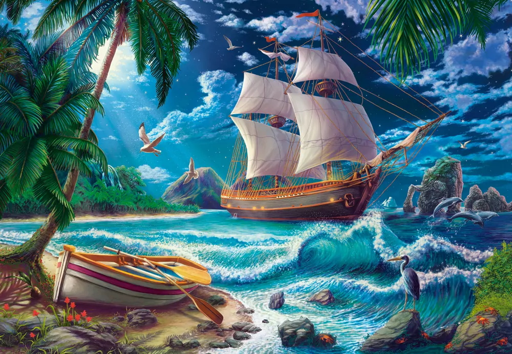 Castor. Puzzle 1500. First Night on New Land - tantis.pl