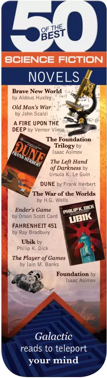 50 Best. Science Fiction. Magnetyczna zakładka do książki - tantis.pl