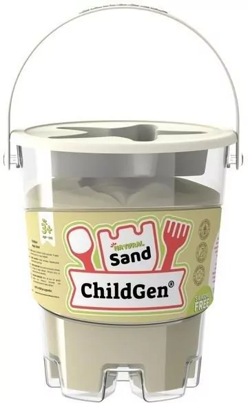 Piasek kinetyczny z foremką naturalny 500g - tantis.pl