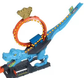 Hot Wheels City Pętla T-Rexa Zestaw - tantis.pl