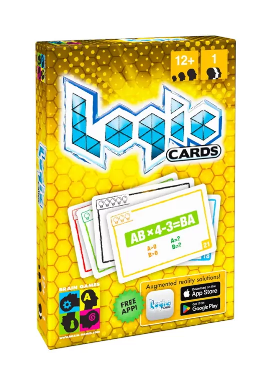 Logic Cards yellow BRAIN GAMES - tantis.pl