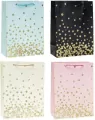 Torebka ozdobna 18x24x8cm hot-stamp mix ROZETTE - tantis.pl