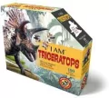 Puzzle konturowe 100 I am - Triceratops - tantis.pl