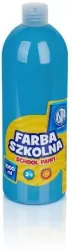Farba szkolna 1000ml. Niebieska