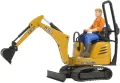 Mikrokoparka JCB 8010 CTS z figurką budowlańca - tantis.pl