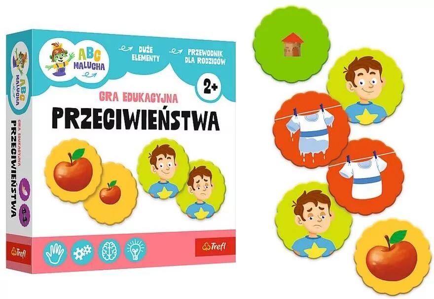 Przeciwieństwa ABC Malucha Rodzina Treflików - tantis.pl