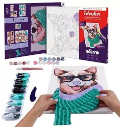 Malowania po numerach 30x40cm Modyfikacja Korgi