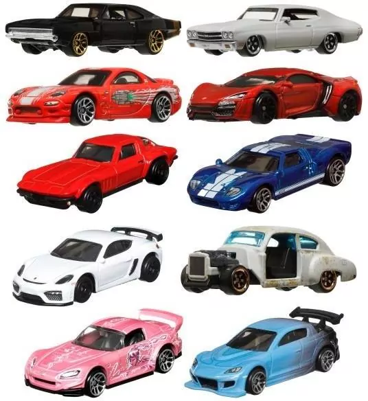 Hot Wheels Szybcy i wściekli Samochodzik 24 sztuk - tantis.pl
