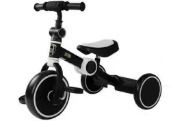 Rower trójkołowy czarno biały
