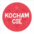Naklejki walentynkowe - Kocham cię 24szt - tantis.pl