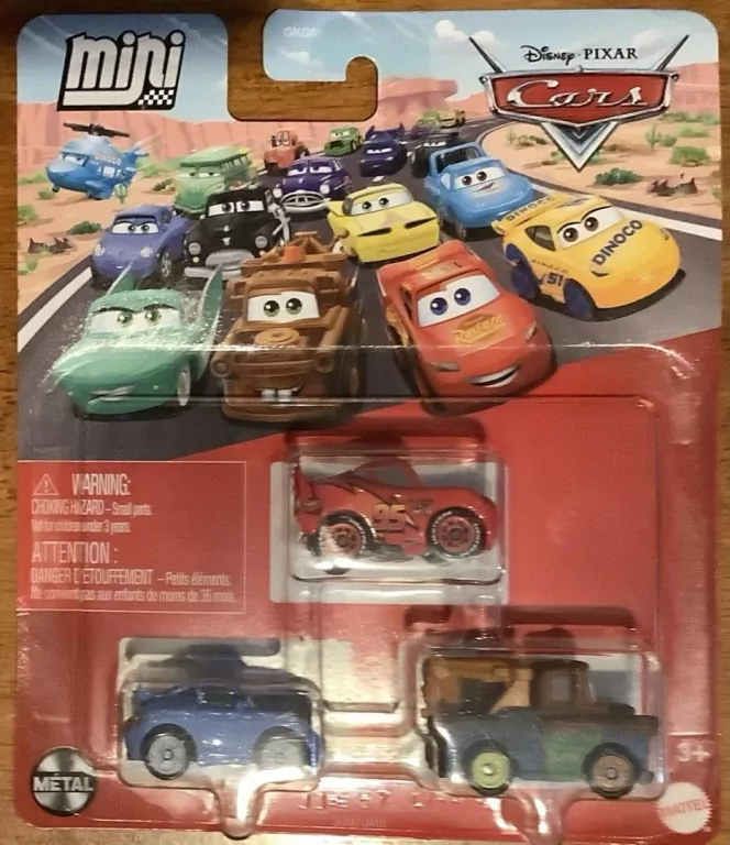 Cars Auta Mikroauta 3-pak - tantis.pl