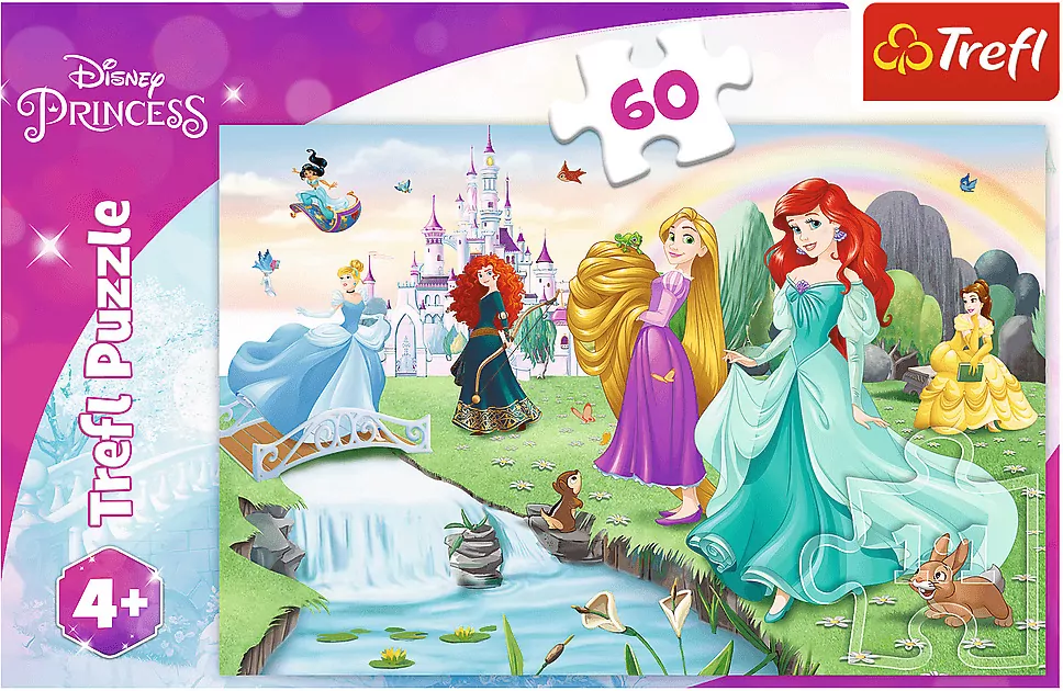 Trefl. Puzzle 60 Poznaj Księżniczki - tantis.pl