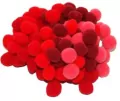 Pompony 10mm. Czerwone - tantis.pl