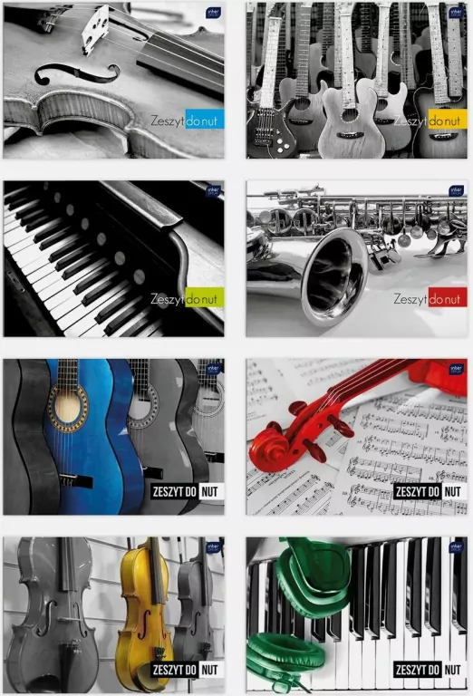 Zeszyt do nut A5/16K - tantis.pl