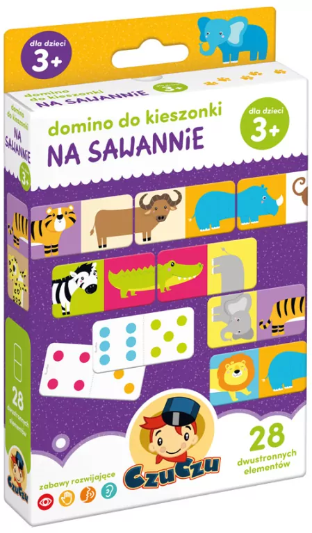 Na sawannie. Domino do kieszonki. CzuCzu - tantis.pl