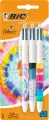 Długopis 4 Colours Message Tie Dye 3szt BIC - tantis.pl