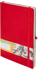 Notes A5 Linia. Impresja, czerwony - tantis.pl