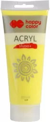 Farba akrylowa Studio 200 ml cytrynowy Happy Color
