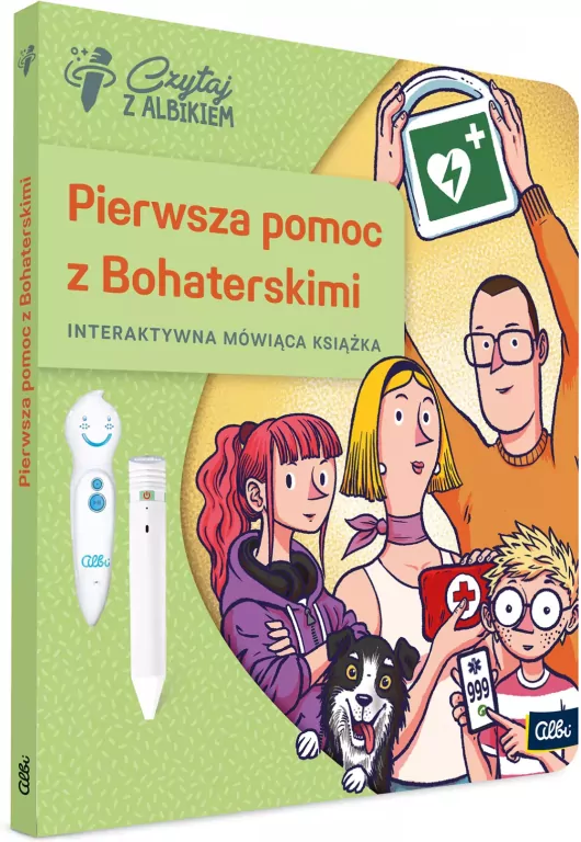 Książka Pierwsza pomoc z Bohaterskimi. Czytaj z Albikiem - tantis.pl