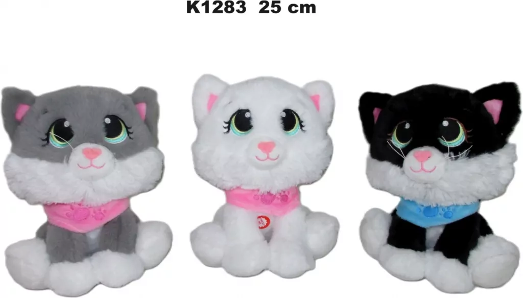 Kot z głosem 25cm MIX - tantis.pl