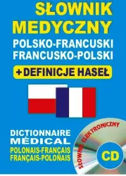 Słownik medyczny pol-fr i fr-pol + definicje + CD