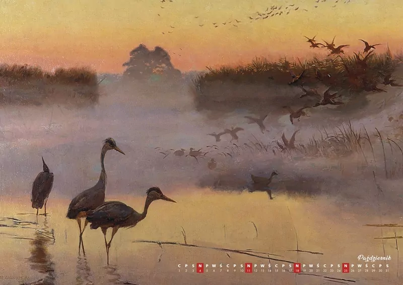 Kalendarz 2026 - Chełmoński A3 - tantis.pl