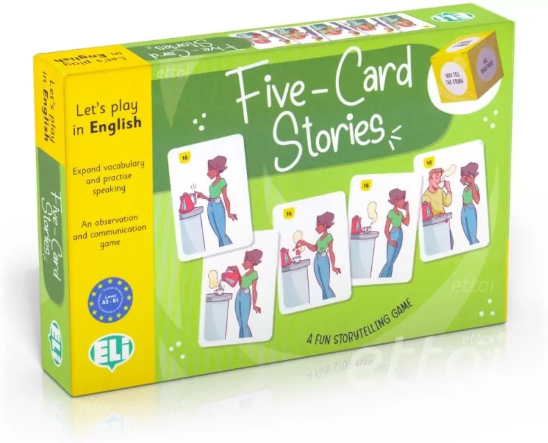 Five-card Stories. Gra językowa A2-B1 - tantis.pl