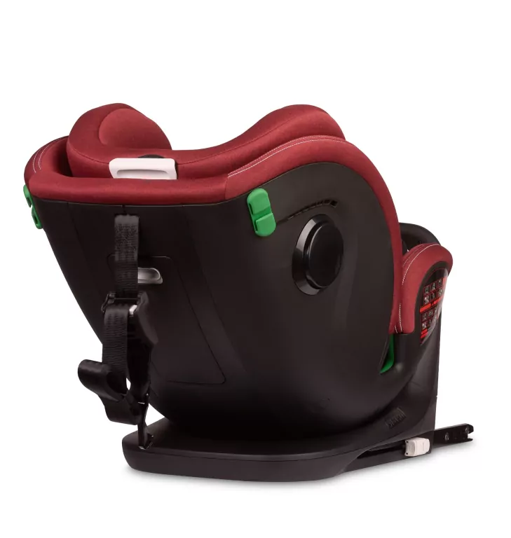 Caratero Fotelik Securo I-Size burgundia (40-150cm) - tantis.pl