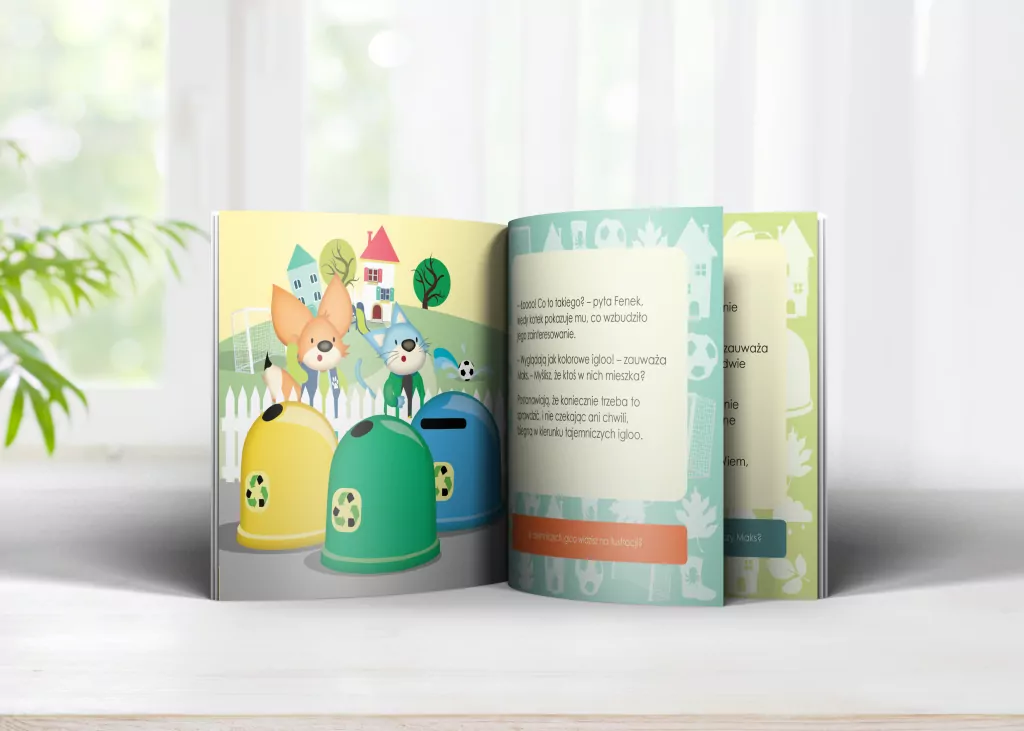 Segreguję śmieci. Dbam o środowisko. Przygody Fenka - tantis.pl