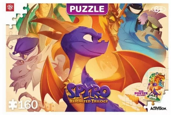 Puzzle 160 Spyro Reignited Trilogy: Heroes - tantis.pl