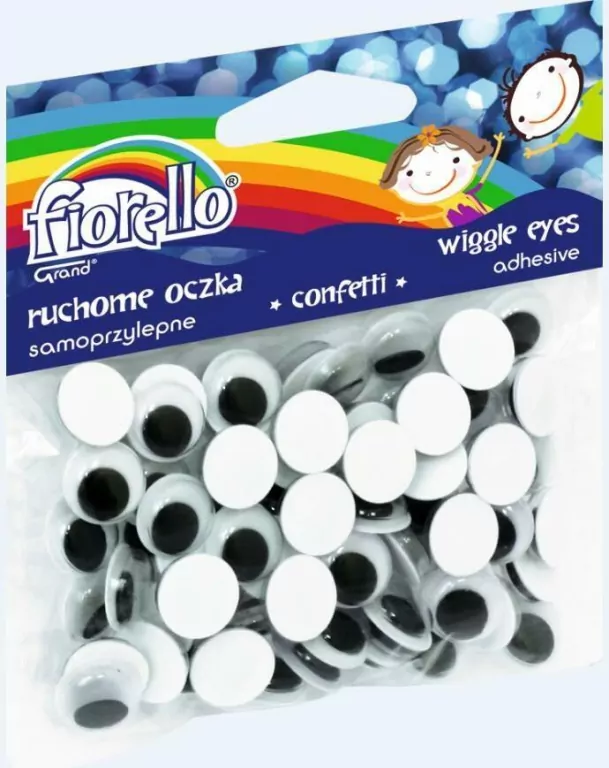 Confetti. Samoprzylepne ruchome oczka - tantis.pl