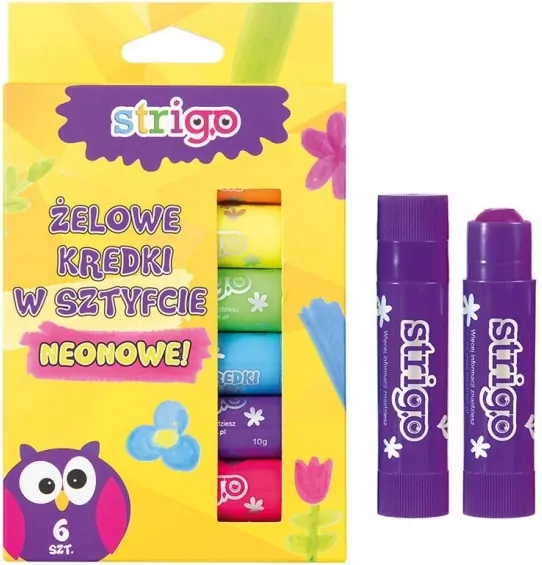 Kredki żelowe. Neonowe - tantis.pl