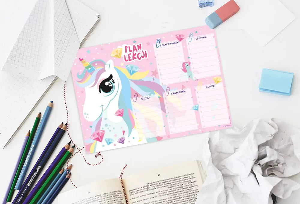 Plan lekcji A5. Jednorożec - tantis.pl