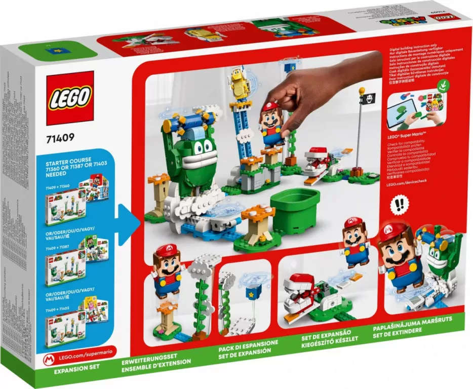 LEGO® Super Mario. Big Spike i chmury — zestaw rozszerzający. 71409 - tantis.pl
