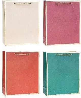 Torebka ozdobna 26x32x10cm hot-stamp mix ROZETTE - tantis.pl