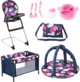 Bayer Łóżeczko przenośne - zestaw 9w1 TRAVEL SET 61769AB - tantis.pl
