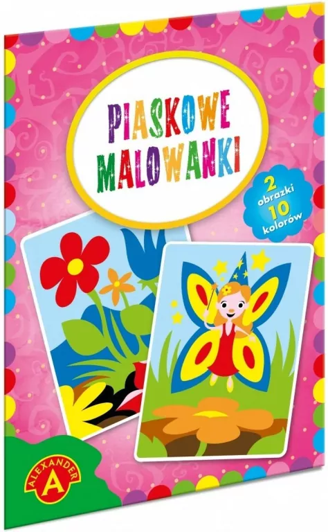 Piaskowe malowanki. Wróżka i kwiaty - tantis.pl