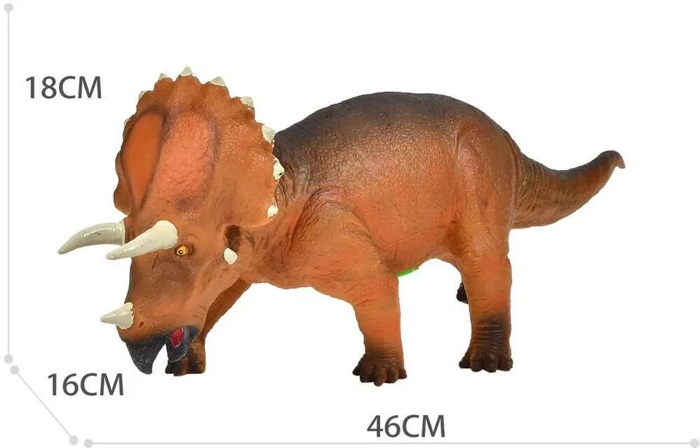 Dinozaur Triceratops z dźwiękiem - tantis.pl