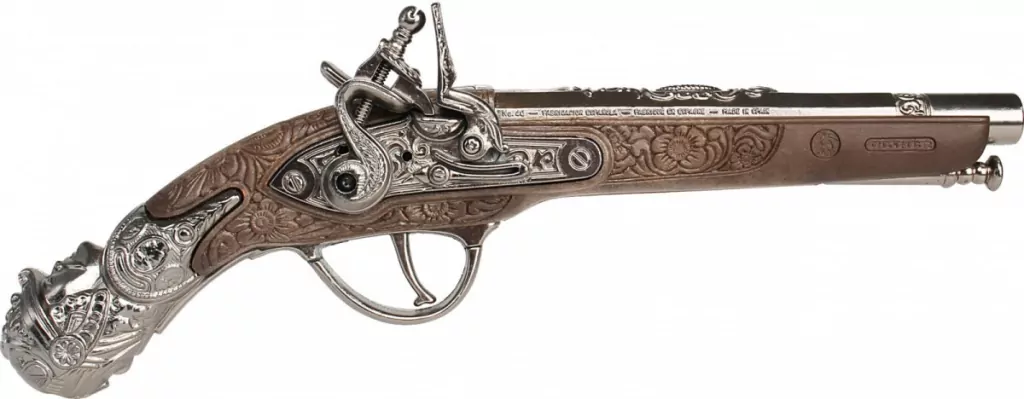 Metalowy pistolet pirata - tantis.pl