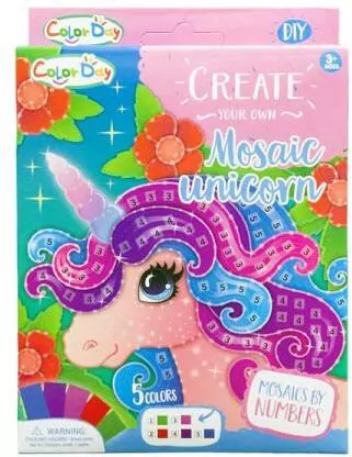 Wyklejanka po numerach. Jednorożec - tantis.pl